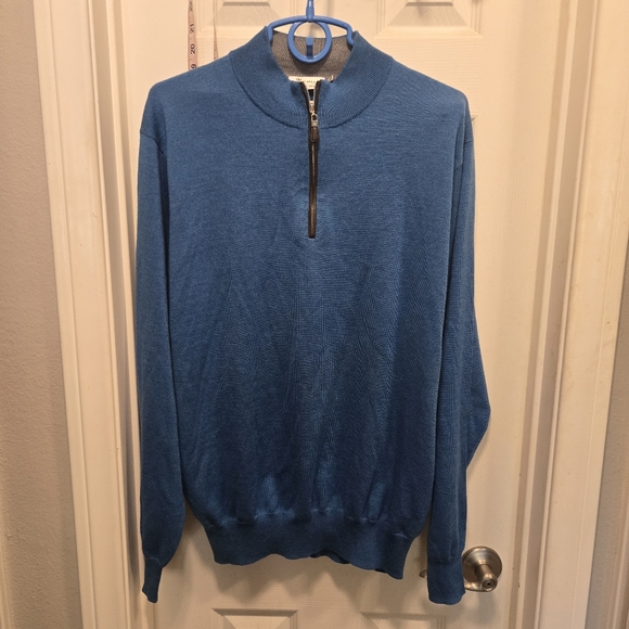 Peter Millar Merino Wool/silk Crown Comfort Pullover Size XL NWOT - Picture 1 of 8